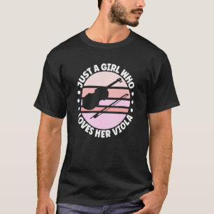 Camiseta Instrumento Violinista Roupa do Jogador Viola para