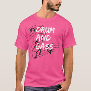 Camiseta Instrumentos De Ritmo Sarcástico De Tambor E Bass