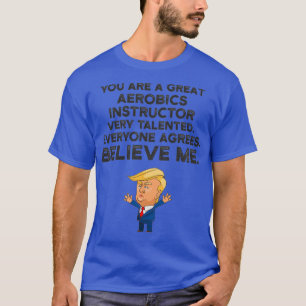 Camiseta Instrutor Aeróbico Funny Trump