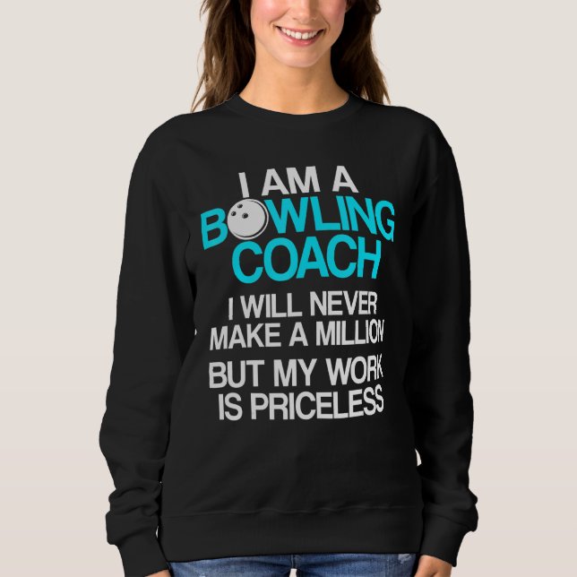 Camiseta Instrutor da Equipe do Jogador de Coach da boliche (Frente)