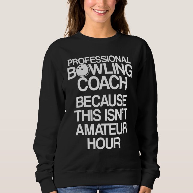 Camiseta Instrutor da Equipe do Jogador de Coach da boliche (Frente)
