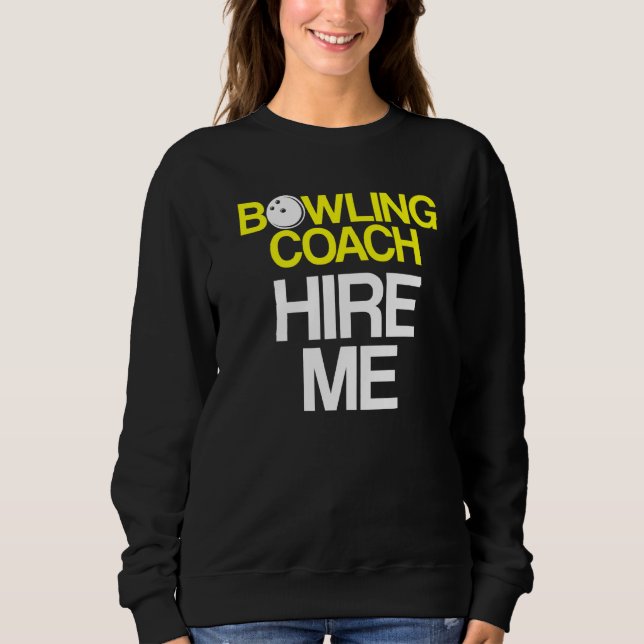 Camiseta Instrutor da Equipe do Jogador de Coach da boliche (Frente)