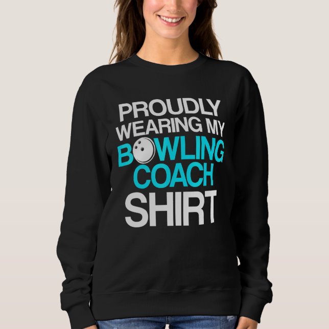 Camiseta Instrutor da Equipe do Jogador de Coach da boliche (Frente)