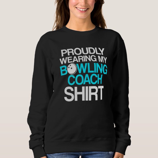 Camiseta Instrutor da Equipe do Jogador de Coach da boliche (Frente)