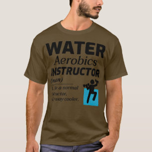 Camiseta Instrutor de Aeróbios de Água Treinador de malhaçõ
