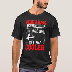 Camiseta Instrutor de Arma de Fogo Tiro Segurança Treinamen