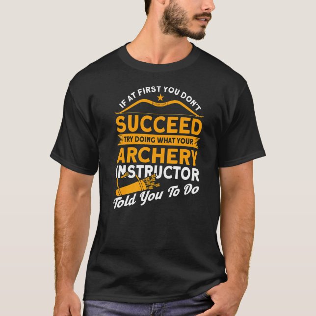 Camiseta Instrutor de caça a Arcos de arqueiros (Frente)
