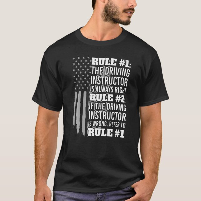 Camiseta Instrutor De Condução É Sempre Instrutor Da Direit (Frente)