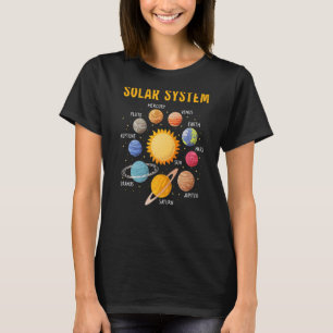Camiseta Instrutor de Educação do Sistema Solar Prescho