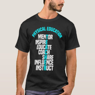 Camiseta Instrutor de educação física do professor do PE