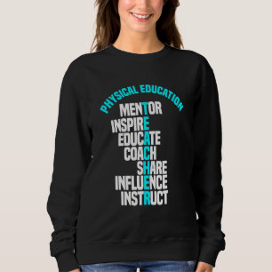Camiseta Instrutor de educação física do professor do PE