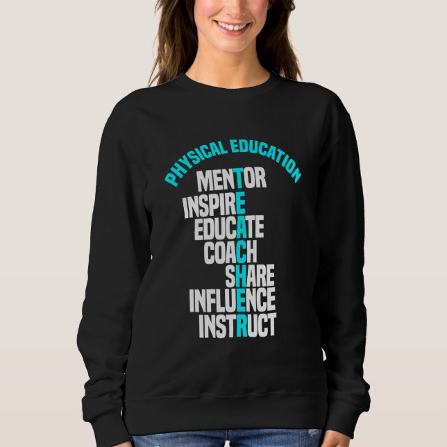 Camiseta Instrutor de educação física do professor do PE (Frente)