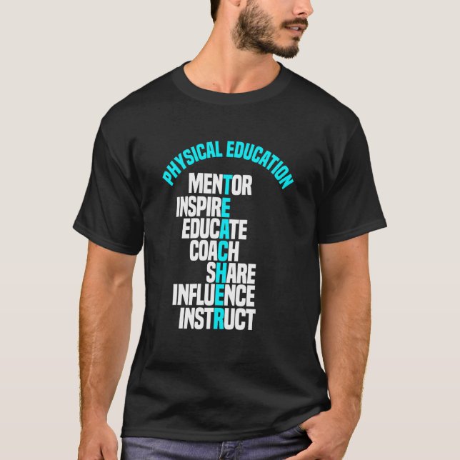 Camiseta Instrutor de educação física do professor do PE (Frente)