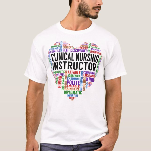 Camiseta Instrutor de Enfermagem Clínica (Frente)