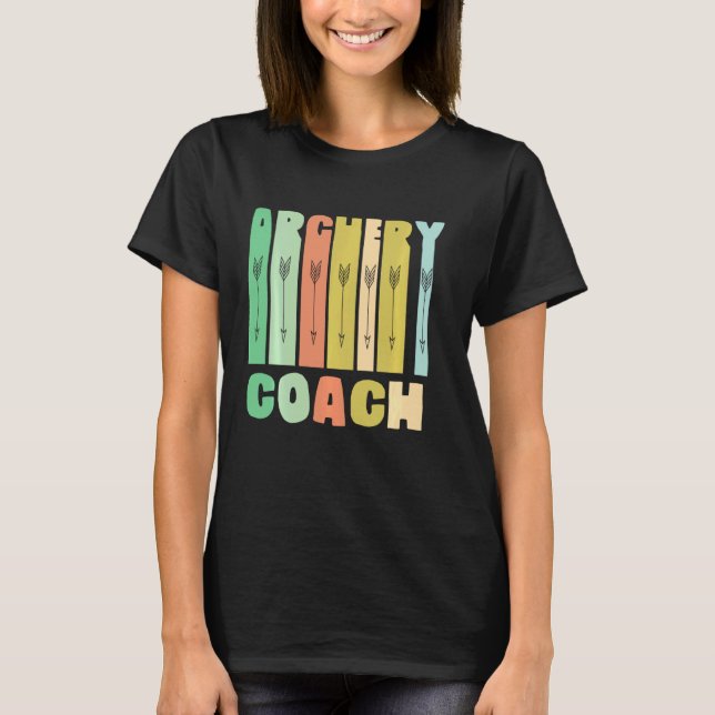 Camiseta Instrutor de Equipe do Retro Player do Treinador d (Frente)