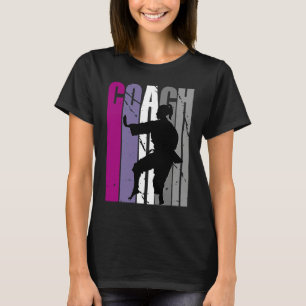 Camiseta Instrutor de Karatê Mestre Retro Treinadora Femini
