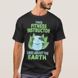 Camiseta Instrutor de malhação do Dia da Terra Awarene ambi