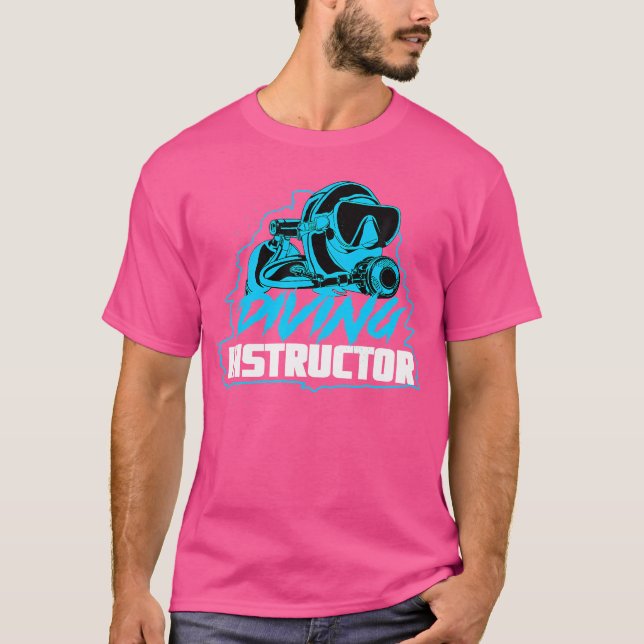 Camiseta Instrutor de mergulho de instrução Scuba (Frente)