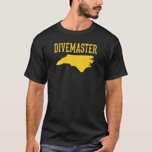 Camiseta Instrutor de mergulho de Scuba na Carolina do Nort