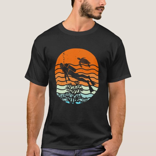 Camiseta Instrutor de Mergulho Instrutor de Mergulho Autôno (Frente)