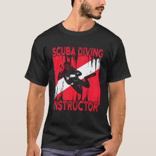 Camiseta Instrutor de mergulho subaquático