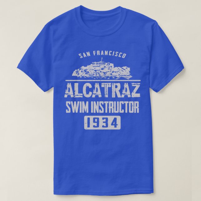 Camiseta Instrutor de Natação Alcatraz 1934 (Frente do Design)