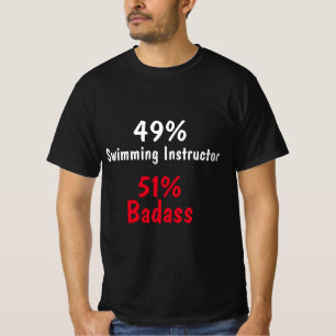 Camiseta Instrutor de natação Badass