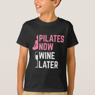 Camiseta Instrutor de Pilates Agora Vinho Depois Yoga Exerc