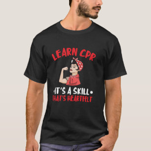 Camiseta Instrutor de RCP Instrutor de DEA Habilidade Since
