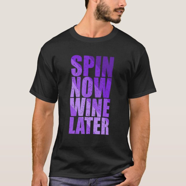 Camiseta Instrutor de rotação de Piada de classe de rotação (Frente)