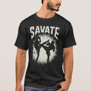 Camiseta Instrutor de Savate Artes Marciais Francesas Kickb