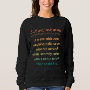 Camiseta Instrutor de Surf Divertido