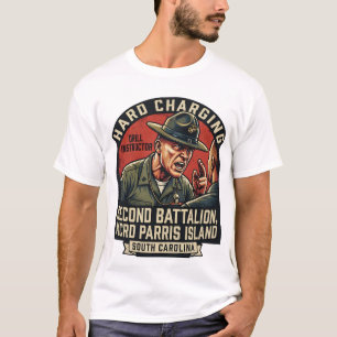 Camiseta Instrutor de Treinamento de Carga Intensa do USMC