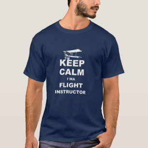 Camiseta Instrutor de voo piloto, Avião