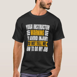 Camiseta Instrutor de Yoga Coach Yogini Praticante de Yoga