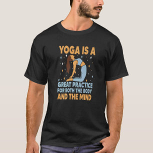 Camiseta Instrutor de Yoga de Fitness Exercício de Yoga Med