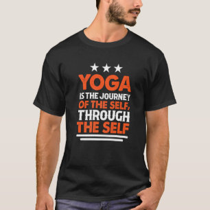 Camiseta Instrutor de Yoga Fitness Amante do Yoga Exercício