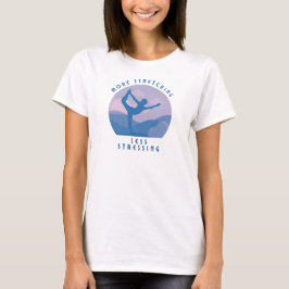 Camiseta Instrutor de Yoga Pose Namaste Yoga