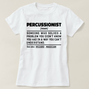 Camiseta Instrutor Percussionista Noun Musical Instruments