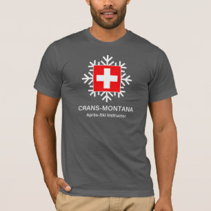 Camiseta Instrutor suíço do Apres-Esqui de Villars