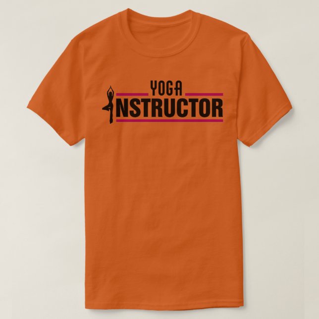 Camiseta Instrutor Yoga (Frente do Design)