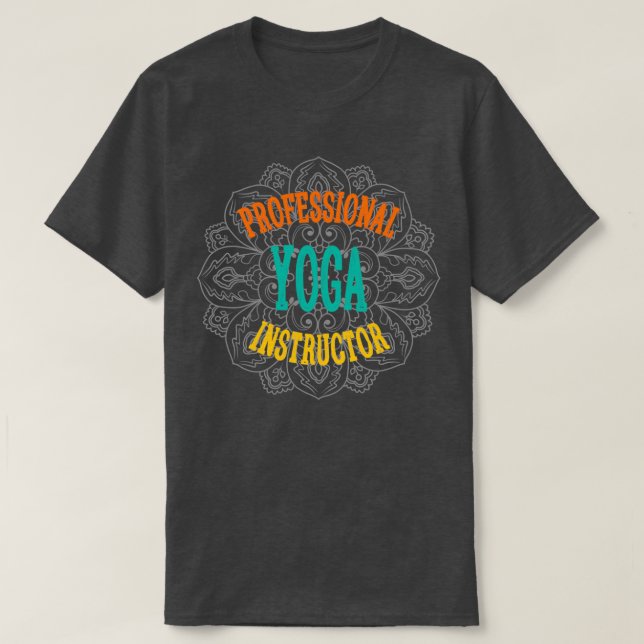 Camiseta Instrutor Yoga 1 (Frente do Design)