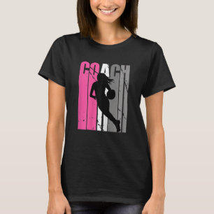 Camiseta Instrutora de basquete feminina Choreógrafa Basket