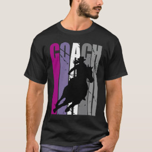 Camiseta Instrutora de Caubói Adorável Vaqueira Garotas de 