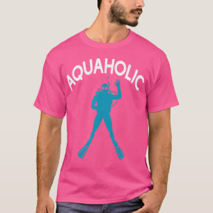 Camiseta Instrutores de mergulho Aquaholic Scuba Merge Div