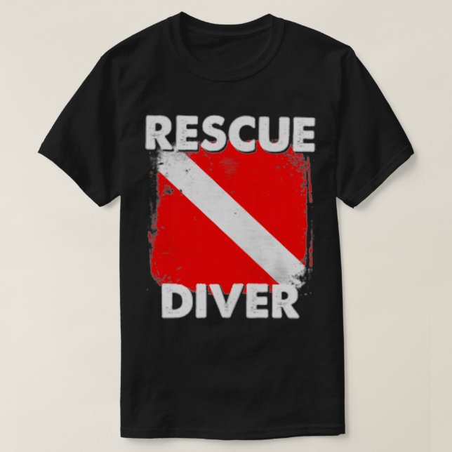 Camiseta Instrutores de mergulho do SCUBA Divemaster (Frente do Design)