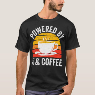 Camiseta Inteligência Artificial Ai Alimentada Por Ai E