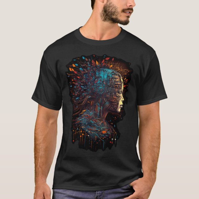 Camiseta Inteligência Artificial Prof. de TI de Computação (Frente)