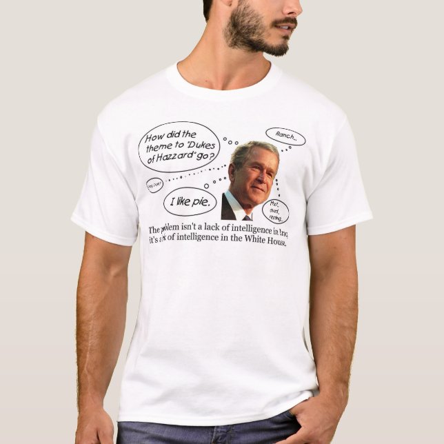 Camiseta Inteligência de Bush (Frente)