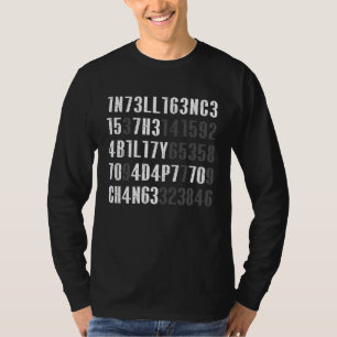 Camiseta Inteligência É A Capacidade De Se Adaptar À Mudanç